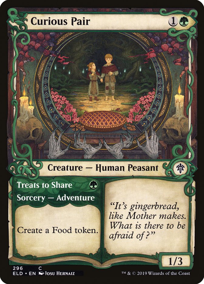 Curious Pair // Treats to Share (Showcase) [Throne of Eldraine] MTG Single Magic: The Gathering | Red Claw Gaming