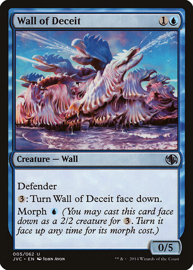 Wall of Deceit [Duel Decks Anthology] MTG Single Magic: The Gathering | Red Claw Gaming