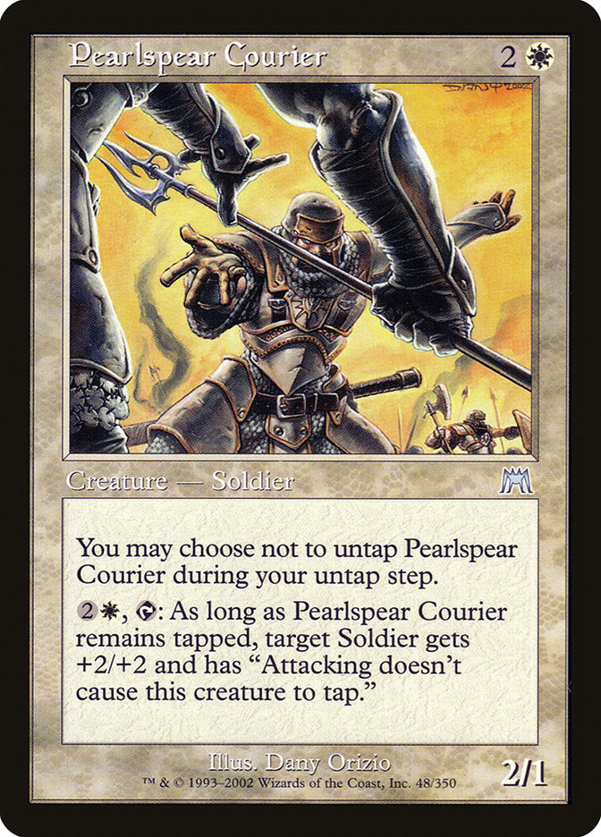 Pearlspear Courier [Onslaught] MTG Single Magic: The Gathering | Red Claw Gaming