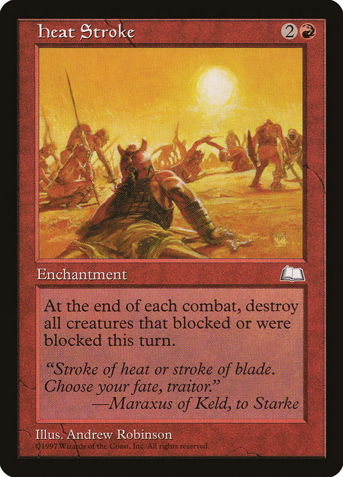 Heat Stroke [Weatherlight] MTG Single Magic: The Gathering | Red Claw Gaming