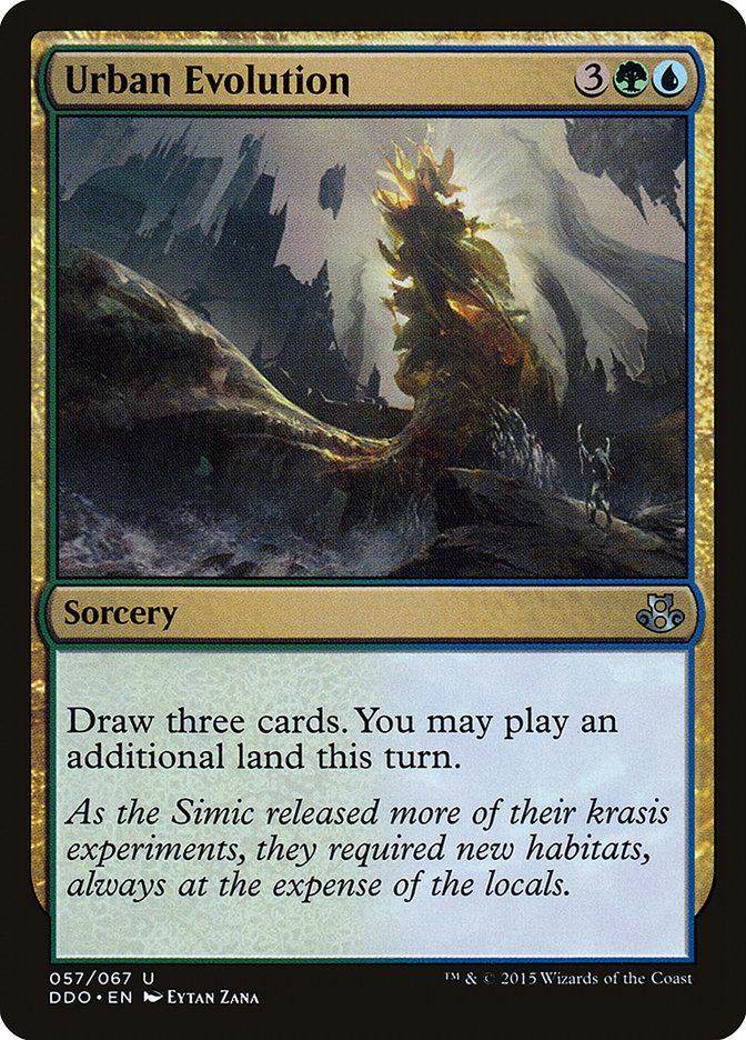 Urban Evolution [Duel Decks: Elspeth vs. Kiora] MTG Single Magic: The Gathering    | Red Claw Gaming