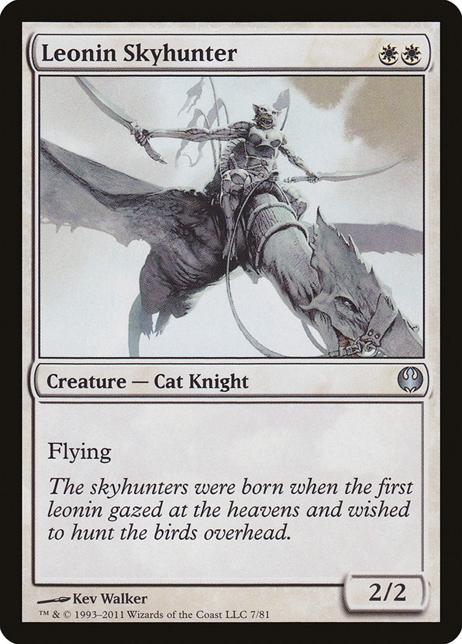 Leonin Skyhunter [Duel Decks: Knights vs. Dragons] MTG Single Magic: The Gathering | Red Claw Gaming