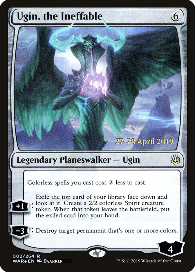 Ugin, the Ineffable [War of the Spark Prerelease Promos] MTG Single Magic: The Gathering | Red Claw Gaming
