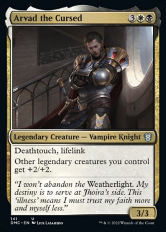Arvad the Cursed [Dominaria United Commander] MTG Single Magic: The Gathering | Red Claw Gaming