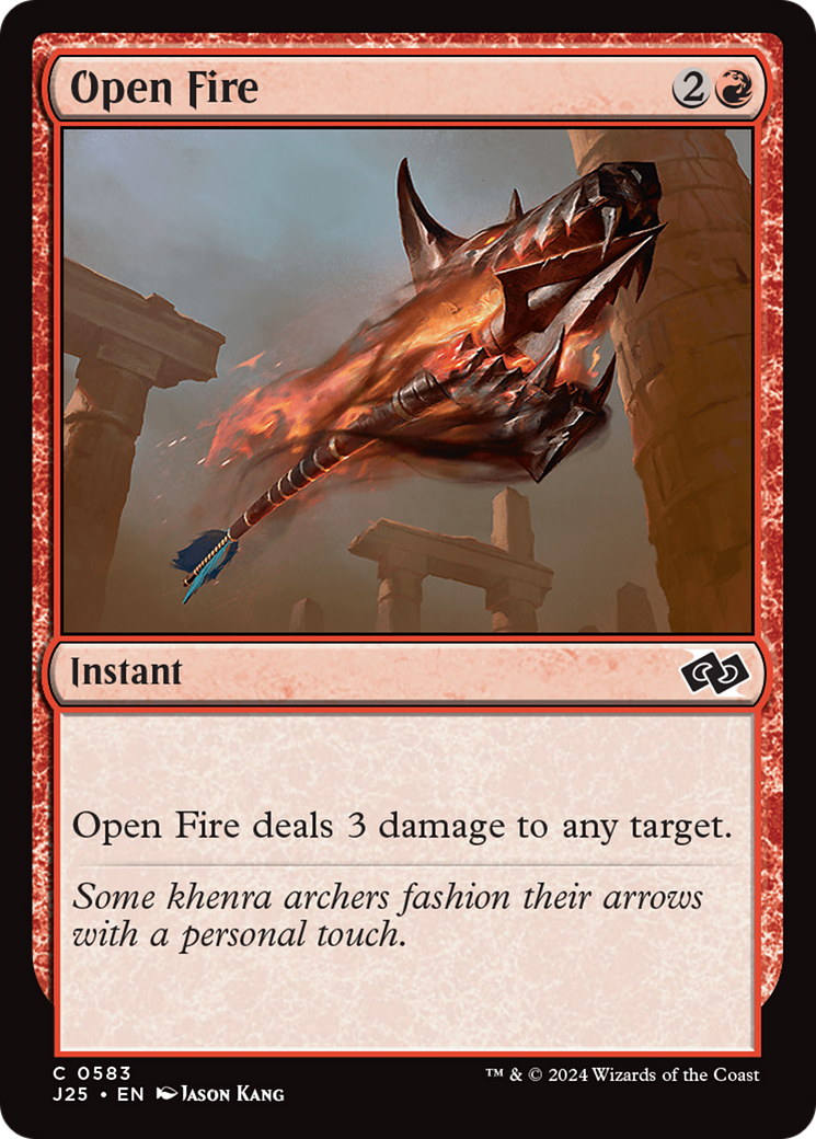 Open Fire [Foundations Jumpstart] MTG Single Magic: The Gathering | Red Claw Gaming