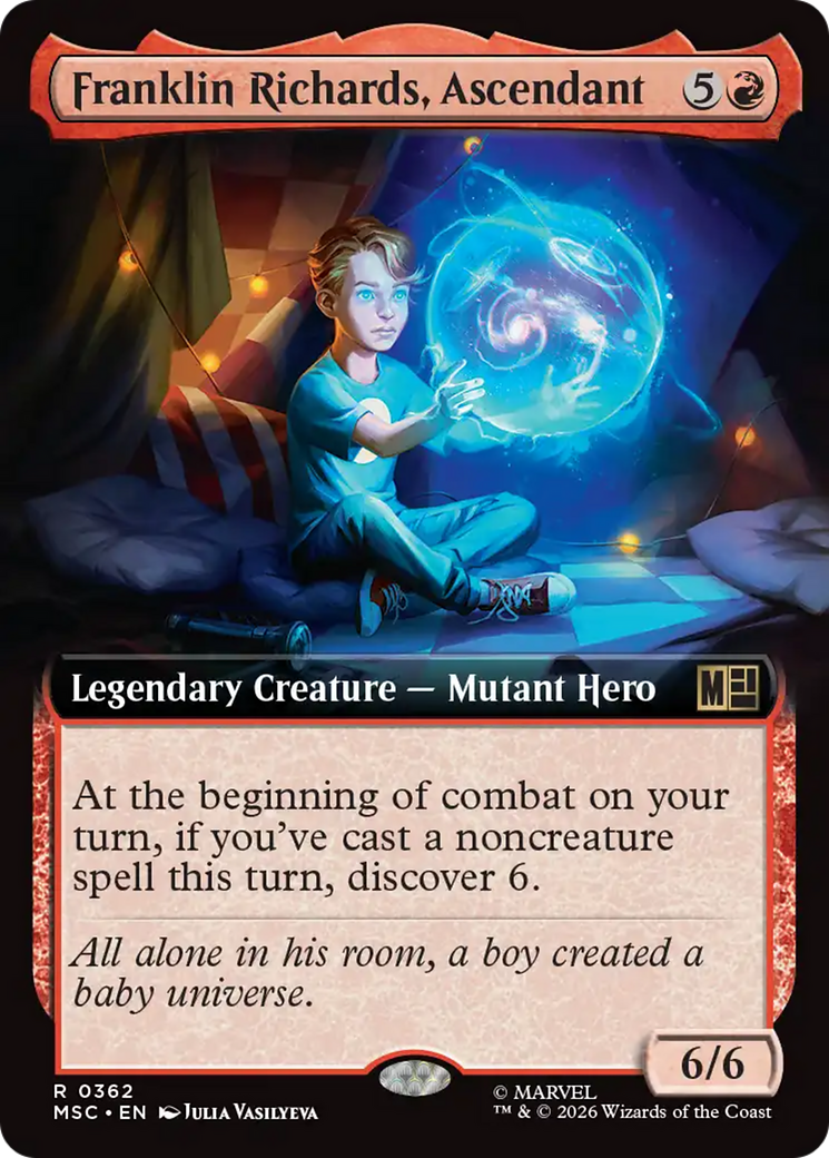 Franklin Richards, Ascendant (Extended Art) [Marvel Super Heroes Commander] | Red Claw Gaming