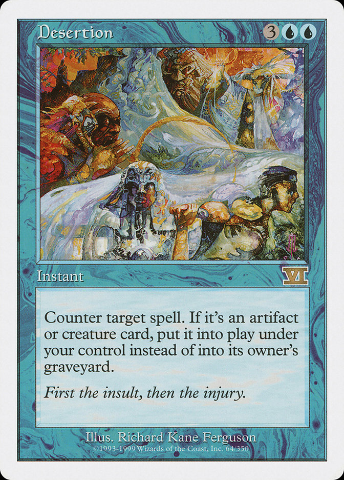Desertion [Classic Sixth Edition] MTG Single Magic: The Gathering | Red Claw Gaming