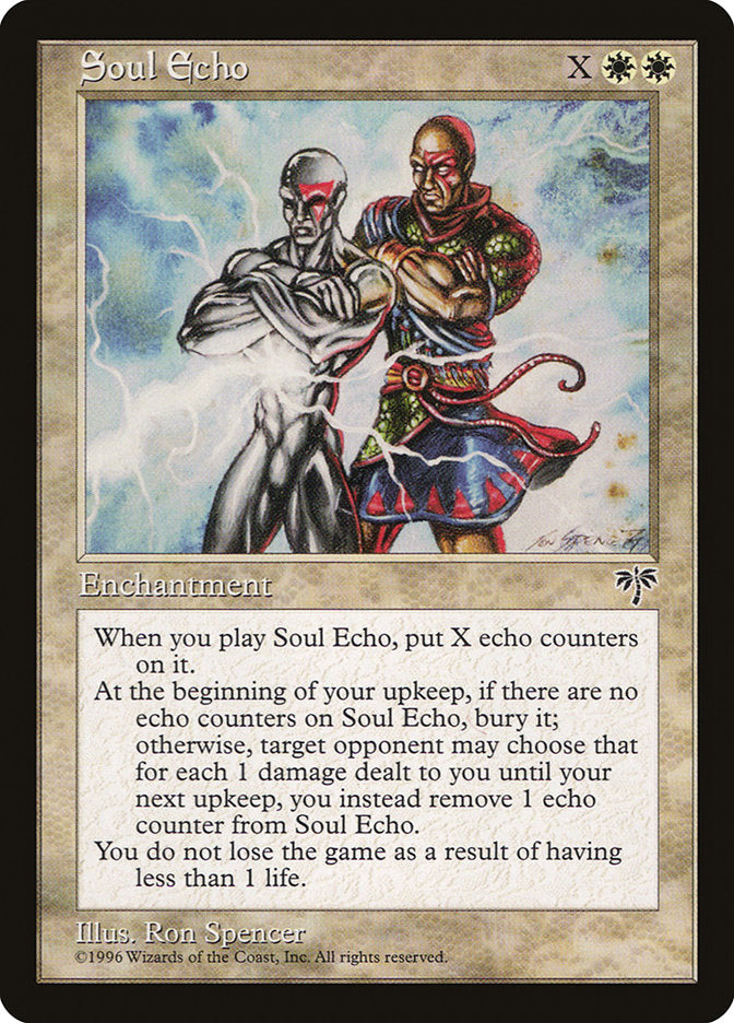 Soul Echo [Mirage] MTG Single Magic: The Gathering | Red Claw Gaming