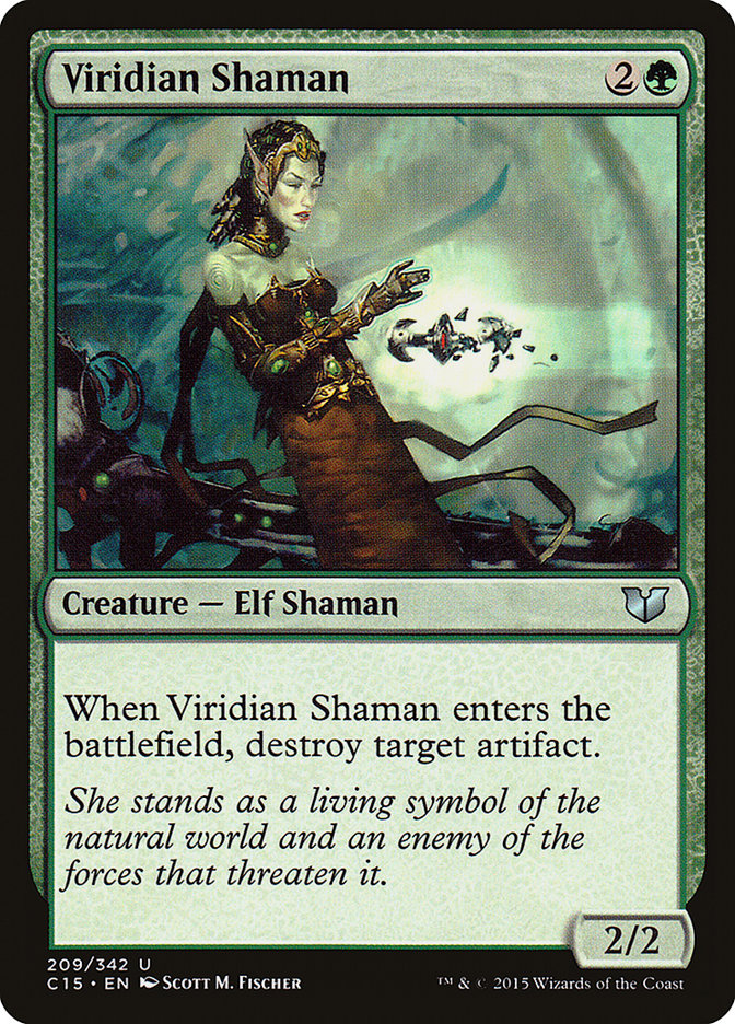 Viridian Shaman [Commander 2015] MTG Single Magic: The Gathering | Red Claw Gaming