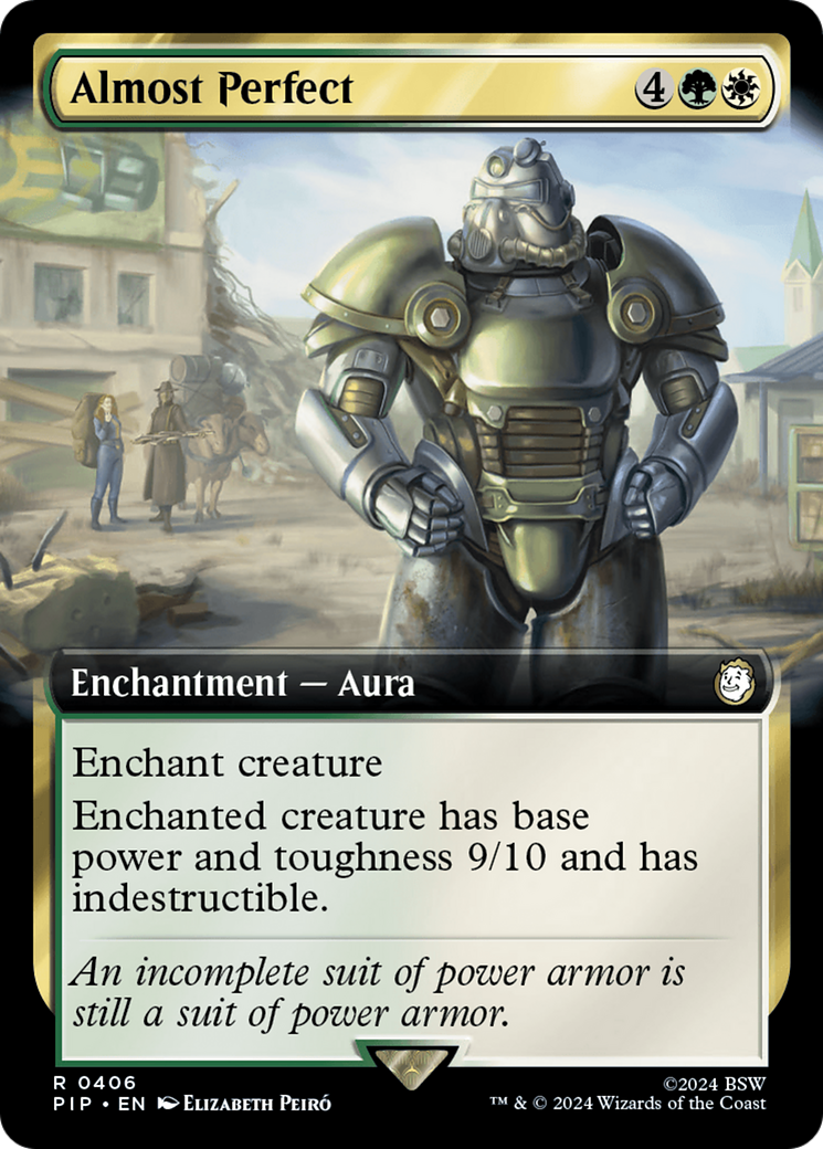 Almost Perfect (Extended Art) [Fallout] MTG Single Magic: The Gathering | Red Claw Gaming