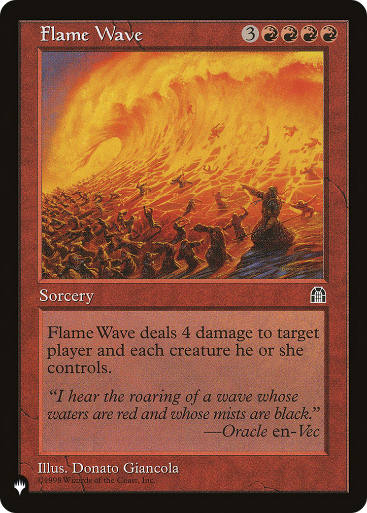 Flame Wave [The List] MTG Single Magic: The Gathering | Red Claw Gaming