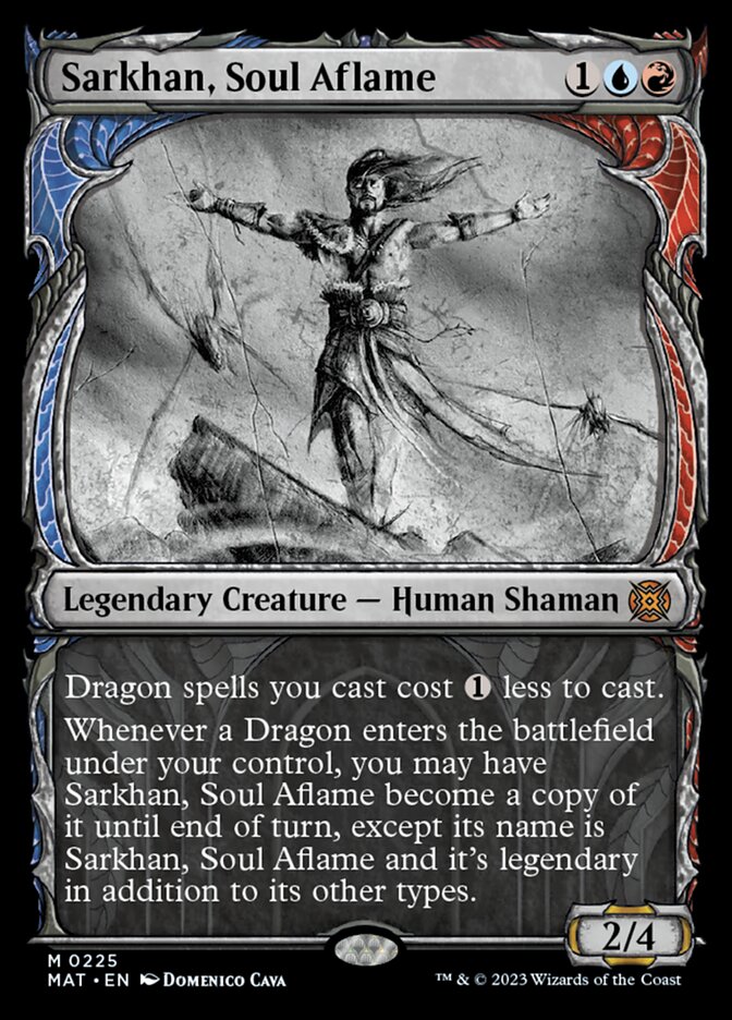 Sarkhan, Soul Aflame (Showcase Halo Foil) [March of the Machine: The Aftermath] MTG Single Magic: The Gathering | Red Claw Gaming