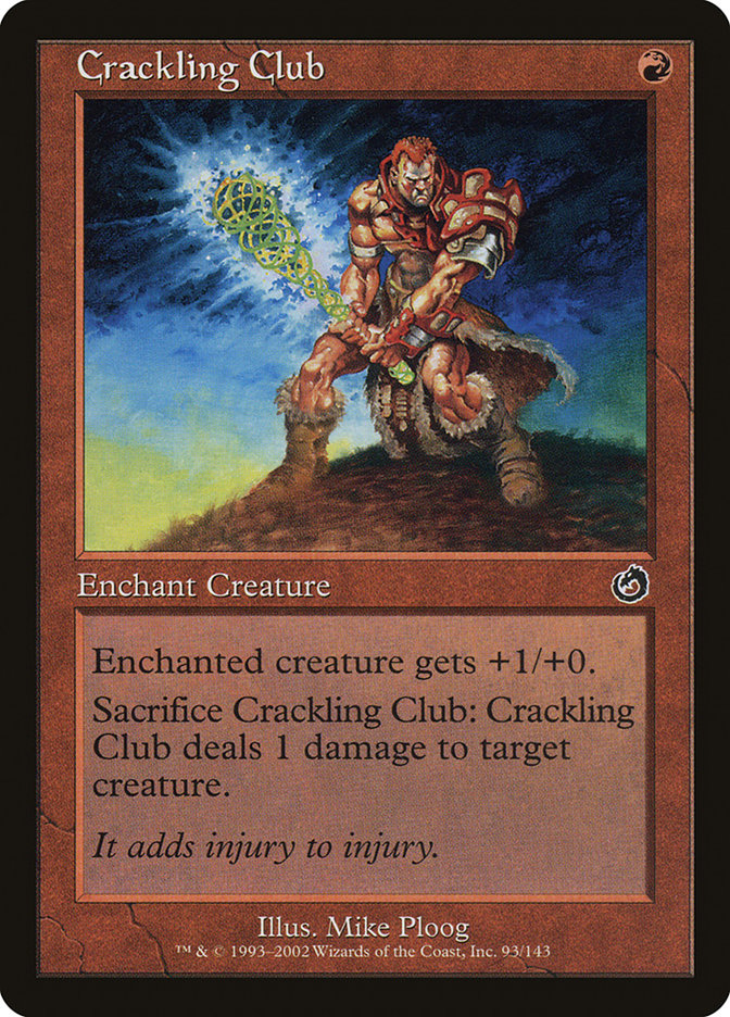 Crackling Club [Torment] MTG Single Magic: The Gathering | Red Claw Gaming