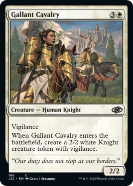 Gallant Cavalry [Jumpstart 2022] MTG Single Magic: The Gathering | Red Claw Gaming