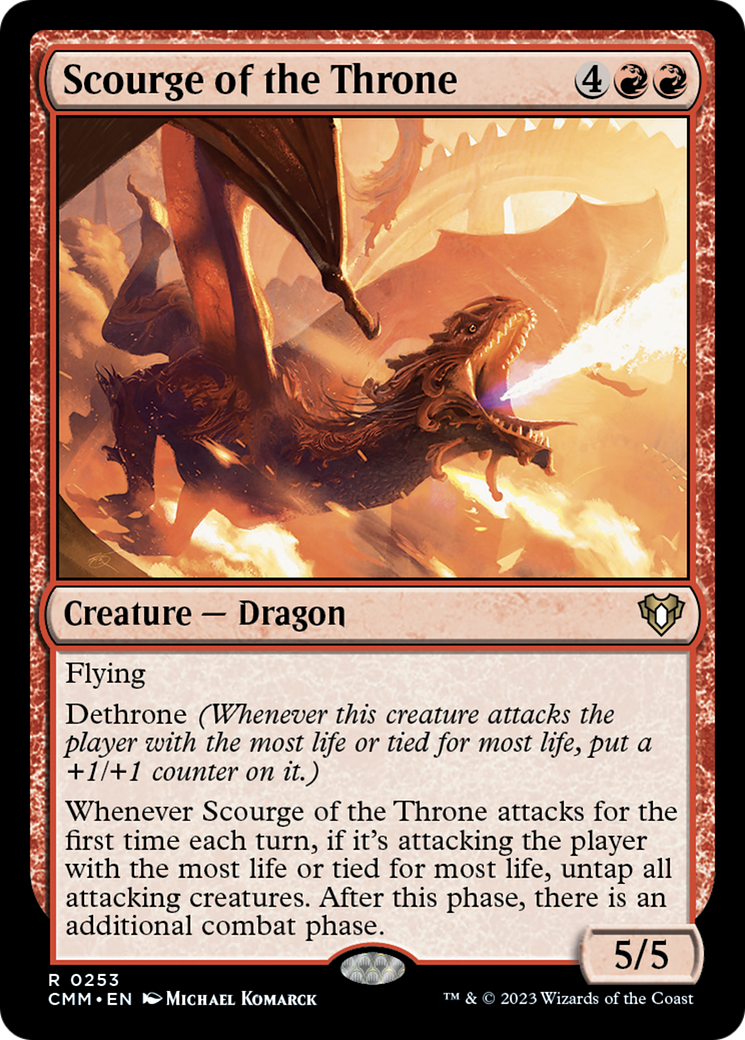 Scourge of the Throne [Commander Masters] MTG Single Magic: The Gathering | Red Claw Gaming