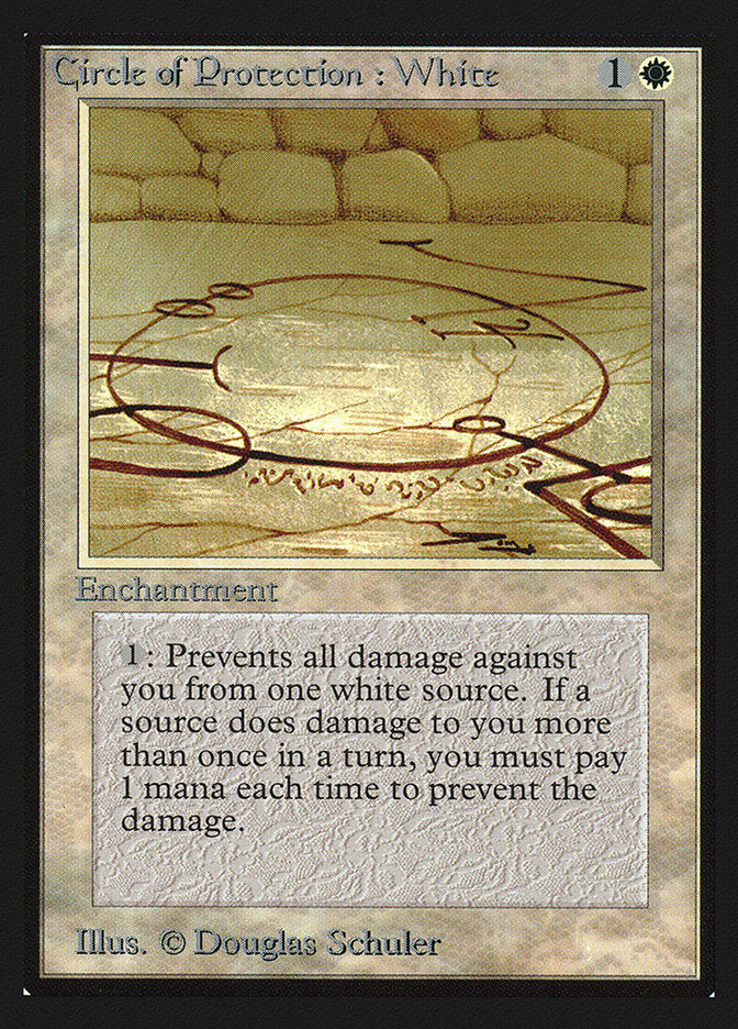 Circle of Protection: White [International Collectors' Edition] MTG Single Magic: The Gathering | Red Claw Gaming