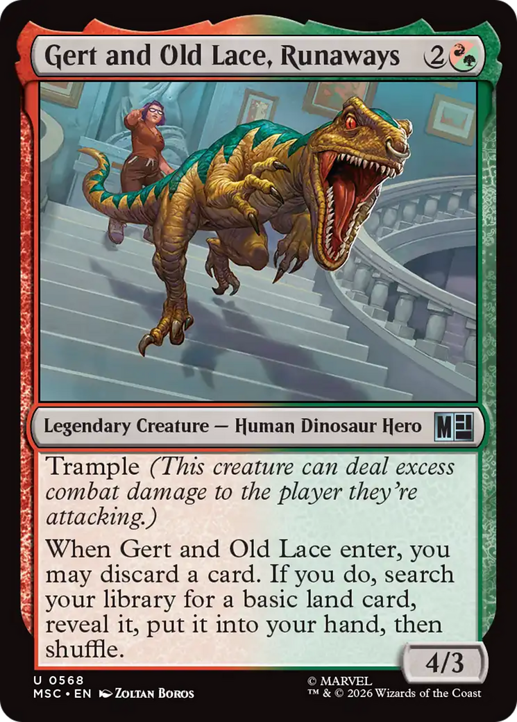 Gert and Old Lace, Runaways [Marvel Super Heroes] MTG Single Magic: The Gathering | Red Claw Gaming