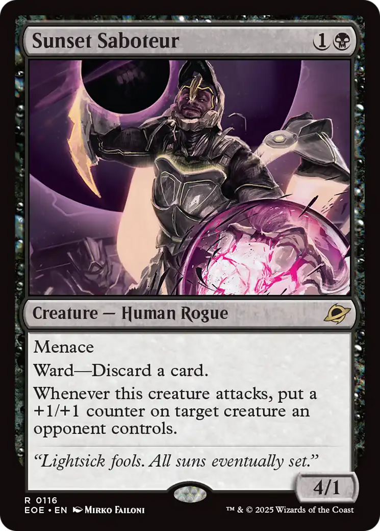 Sunset Saboteur [Edge of Eternities] MTG Single Magic: The Gathering | Red Claw Gaming