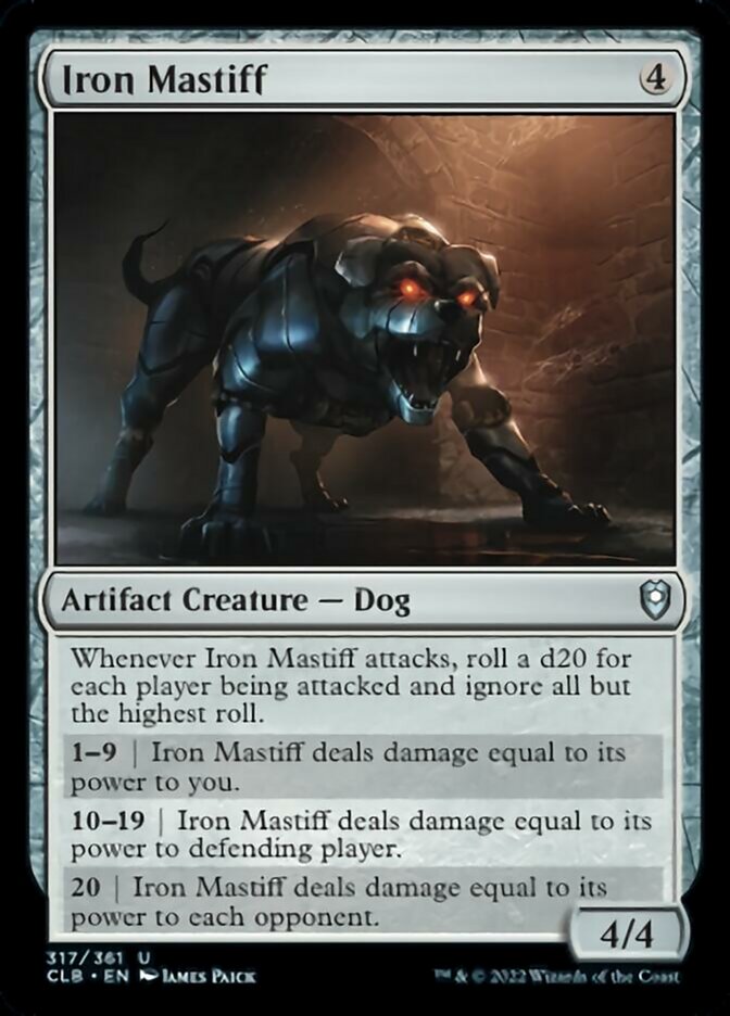 Iron Mastiff [Commander Legends: Battle for Baldur's Gate] MTG Single Magic: The Gathering | Red Claw Gaming
