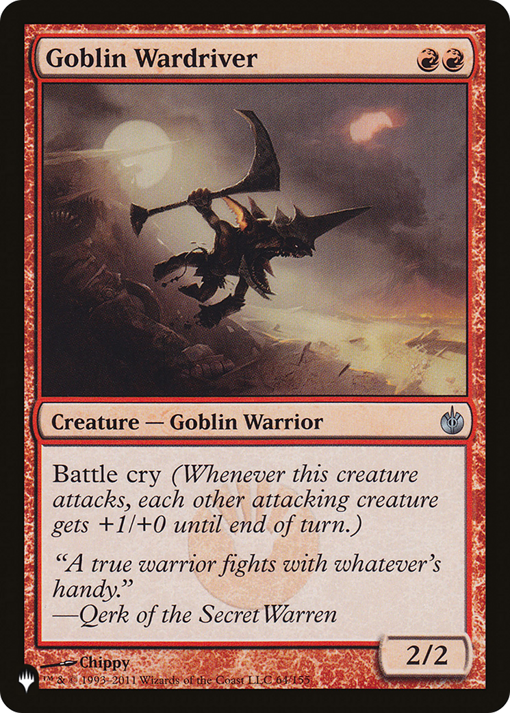 Goblin Wardriver [The List] MTG Single Magic: The Gathering | Red Claw Gaming