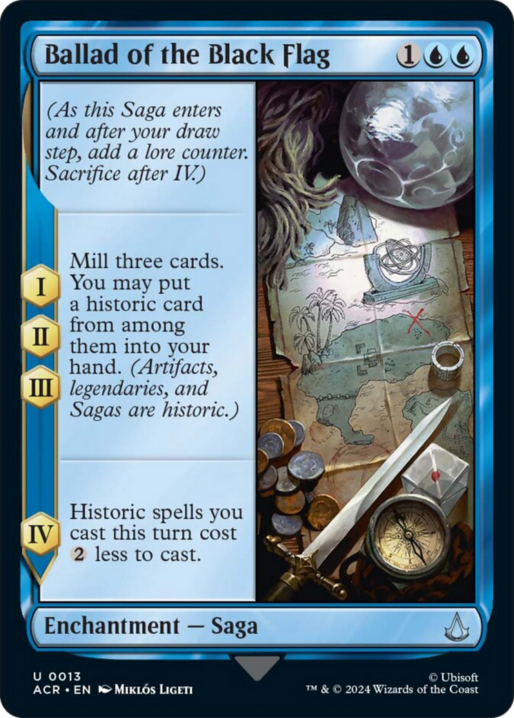 Ballad of the Black Flag [Assassin's Creed] MTG Single Magic: The Gathering | Red Claw Gaming