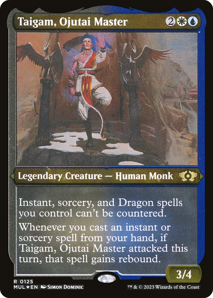 Taigam, Ojutai Master (Foil Etched) [Multiverse Legends] MTG Single Magic: The Gathering | Red Claw Gaming