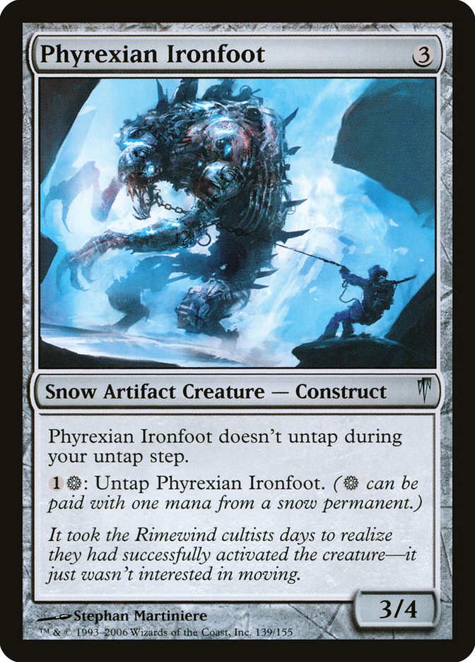 Phyrexian Ironfoot [Coldsnap] MTG Single Magic: The Gathering | Red Claw Gaming