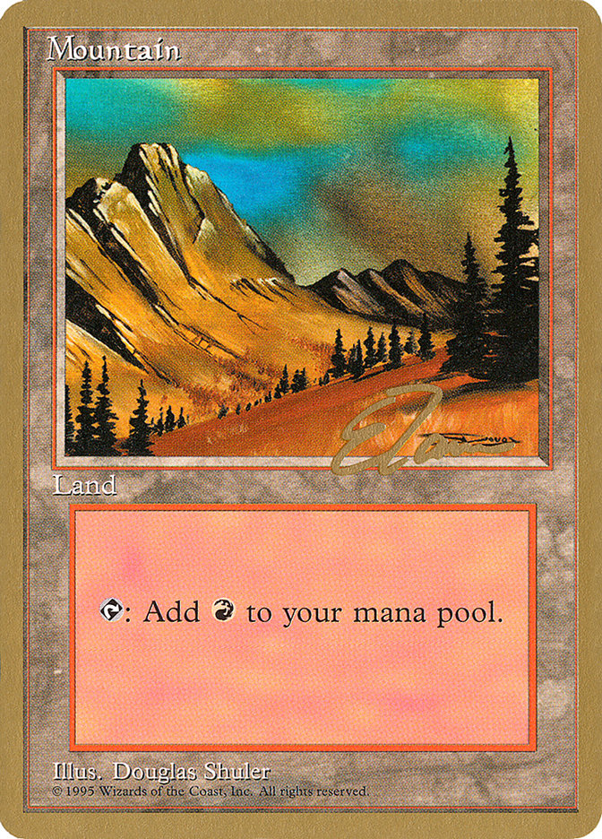 Mountain (et375) (Eric Tam) [Pro Tour Collector Set] MTG Single Magic: The Gathering | Red Claw Gaming