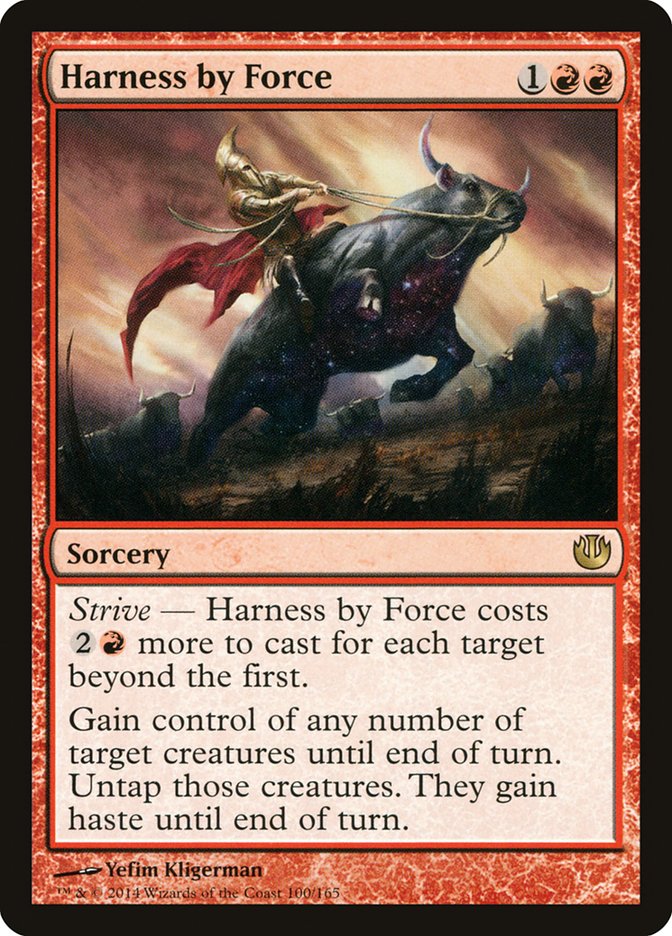 Harness by Force [Journey into Nyx] MTG Single Magic: The Gathering | Red Claw Gaming