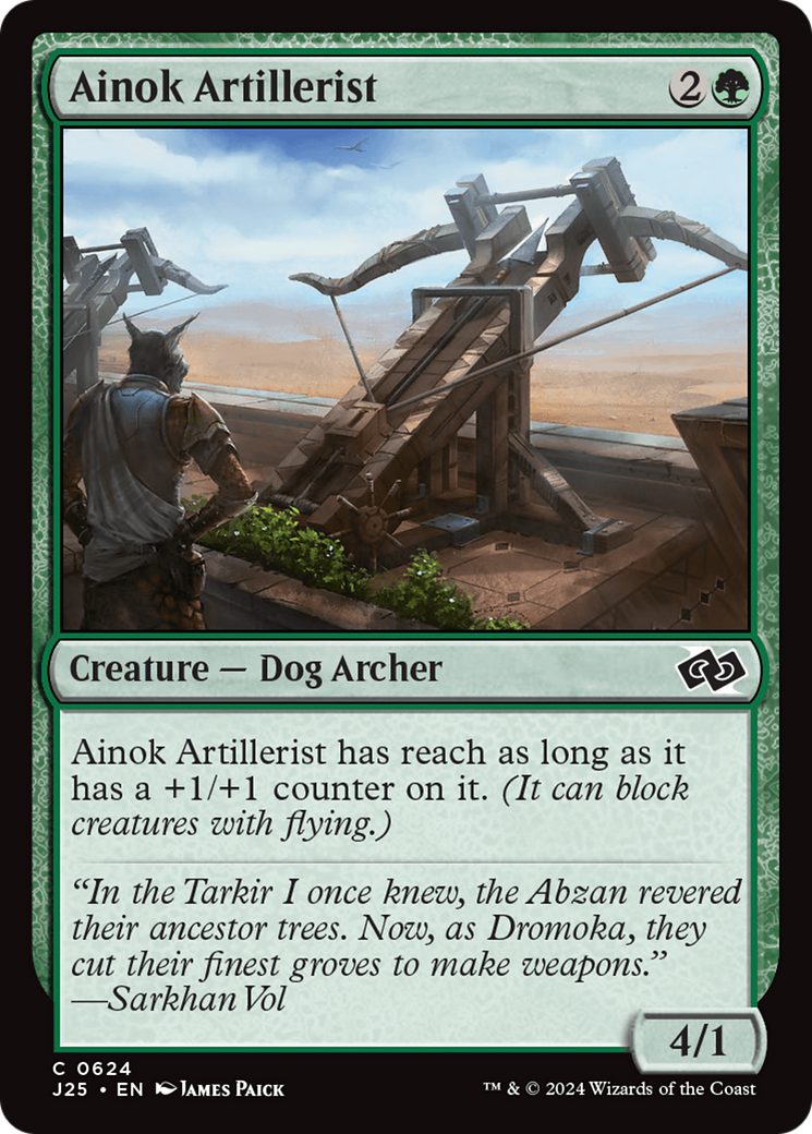 Ainok Artillerist [Foundations Jumpstart] MTG Single Magic: The Gathering | Red Claw Gaming