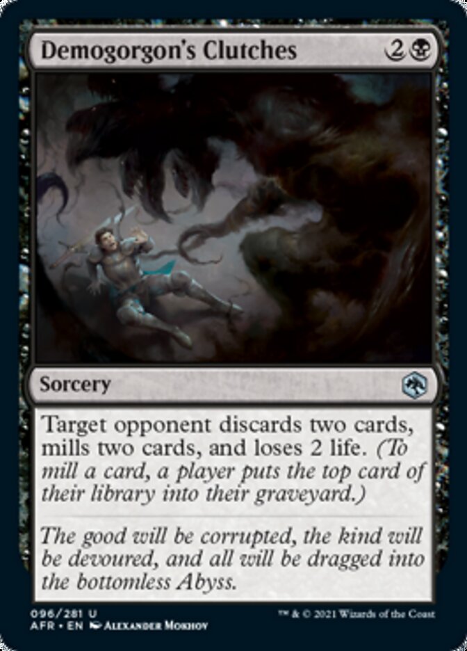 Demogorgon's Clutches [Dungeons & Dragons: Adventures in the Forgotten Realms] MTG Single Magic: The Gathering | Red Claw Gaming