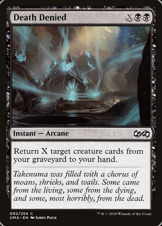 Death Denied [Ultimate Masters] MTG Single Magic: The Gathering | Red Claw Gaming