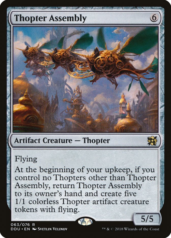 Thopter Assembly [Duel Decks: Elves vs. Inventors] MTG Single Magic: The Gathering | Red Claw Gaming