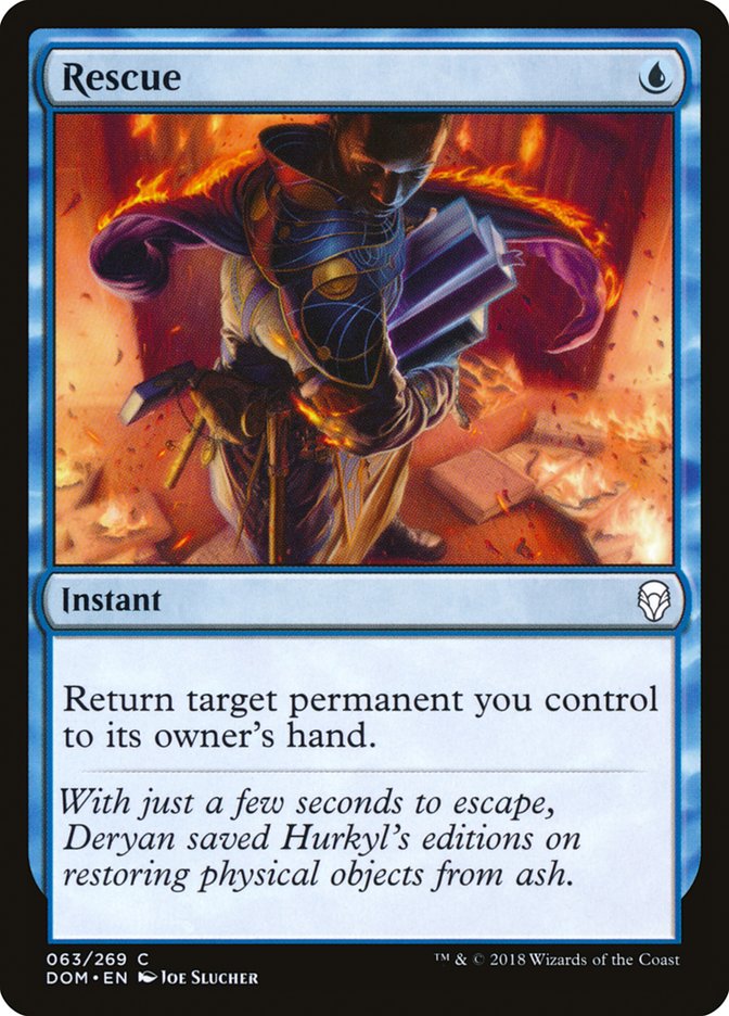 Rescue [Dominaria] MTG Single Magic: The Gathering | Red Claw Gaming