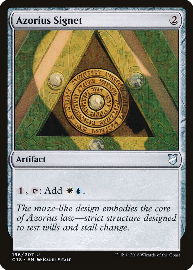 Azorius Signet [Commander 2018] MTG Single Magic: The Gathering | Red Claw Gaming