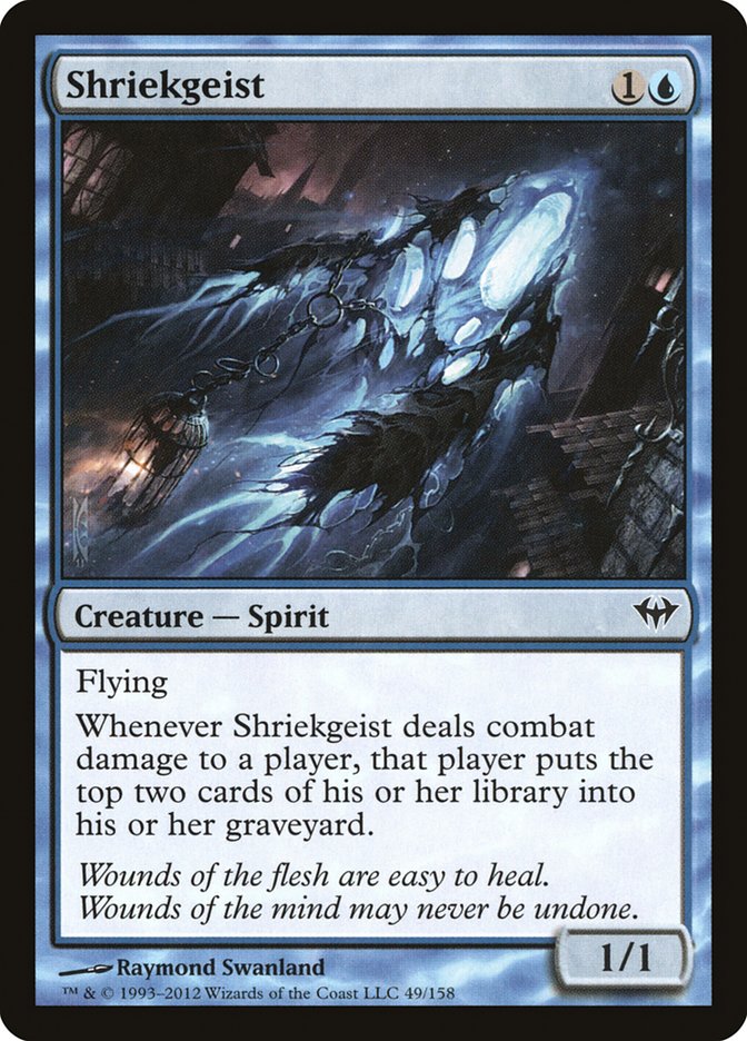 Shriekgeist [Dark Ascension] MTG Single Magic: The Gathering | Red Claw Gaming