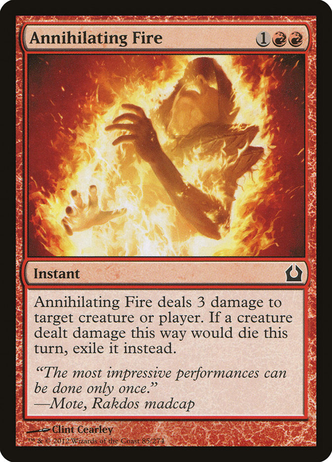 Annihilating Fire [Return to Ravnica] MTG Single Magic: The Gathering | Red Claw Gaming