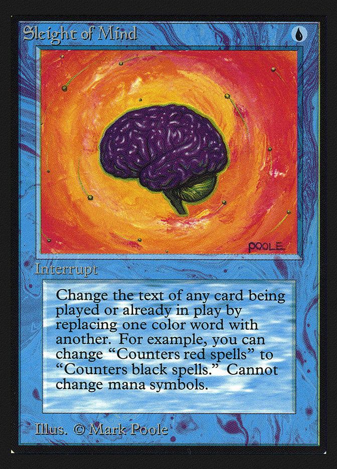 Sleight of Mind [International Collectors' Edition] MTG Single Magic: The Gathering | Red Claw Gaming