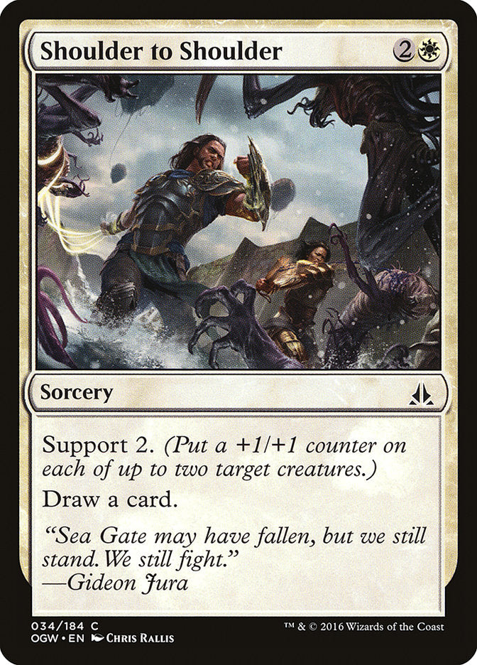 Shoulder to Shoulder [Oath of the Gatewatch] MTG Single Magic: The Gathering | Red Claw Gaming