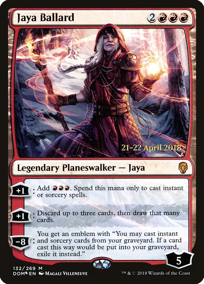 Jaya Ballard [Dominaria Prerelease Promos] MTG Single Magic: The Gathering | Red Claw Gaming