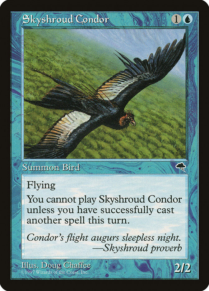 Skyshroud Condor [Tempest] MTG Single Magic: The Gathering | Red Claw Gaming