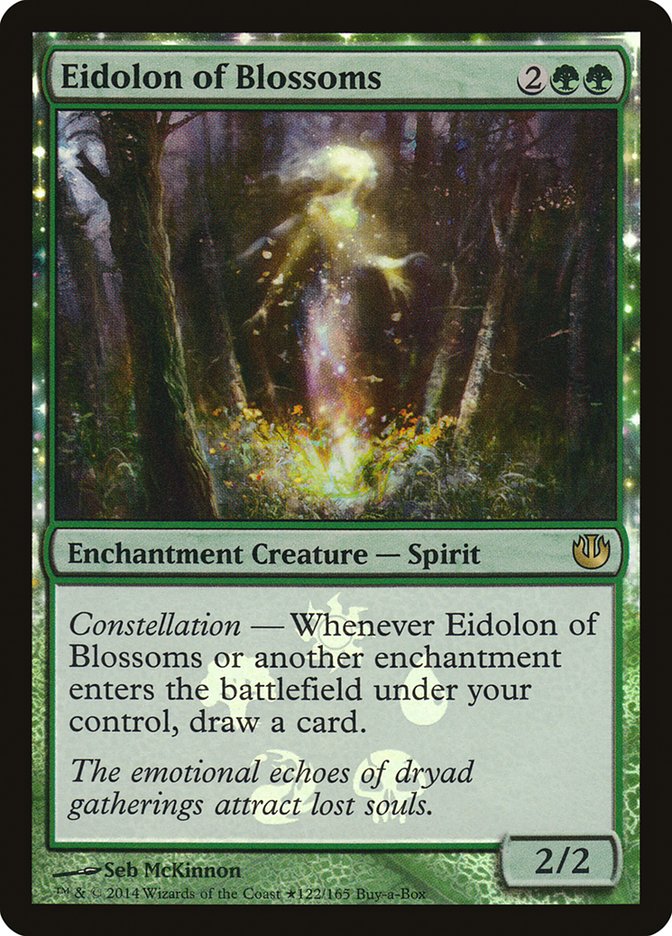 Eidolon of Blossoms (Buy-A-Box) [Journey into Nyx Promos] MTG Single Magic: The Gathering | Red Claw Gaming