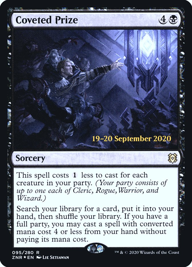 Coveted Prize [Zendikar Rising Prerelease Promos] MTG Single Magic: The Gathering | Red Claw Gaming