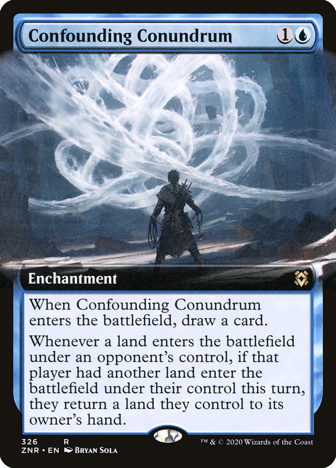 Confounding Conundrum (Extended Art) [Zendikar Rising] MTG Single Magic: The Gathering | Red Claw Gaming
