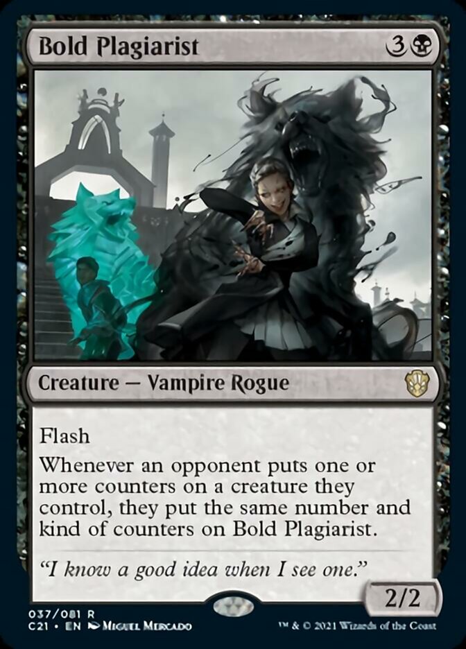 Bold Plagiarist [Commander 2021] MTG Single Magic: The Gathering | Red Claw Gaming