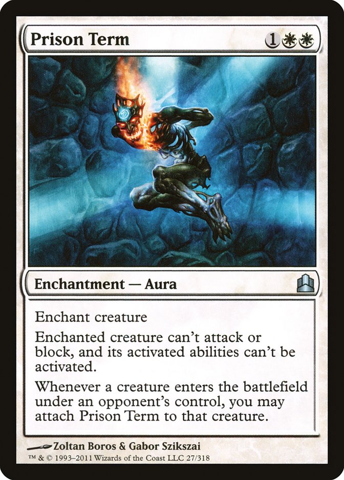 Prison Term [Commander 2011] MTG Single Magic: The Gathering | Red Claw Gaming