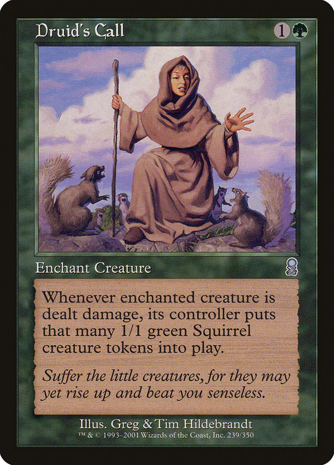 Druid's Call [Odyssey] MTG Single Magic: The Gathering | Red Claw Gaming