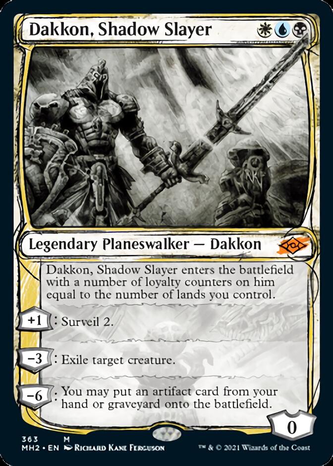 Dakkon, Shadow Slayer (Sketch) [Modern Horizons 2] MTG Single Magic: The Gathering | Red Claw Gaming