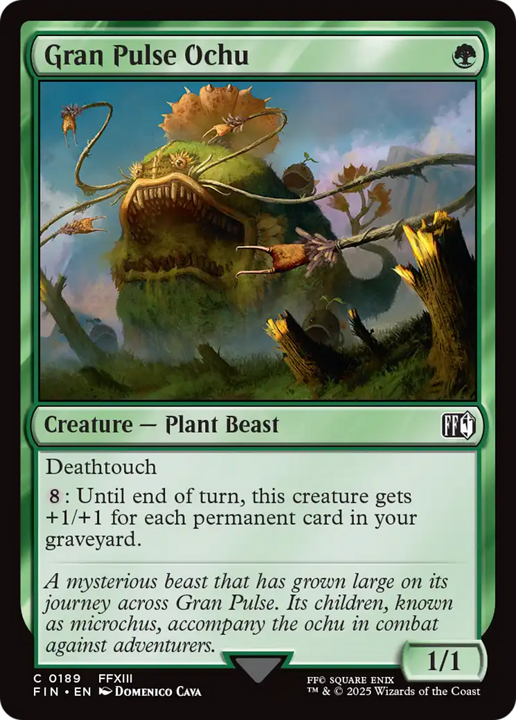 Gran Pulse Ochu [FINAL FANTASY] MTG Single Magic: The Gathering | Red Claw Gaming