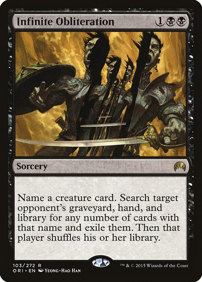 Infinite Obliteration [Magic Origins] MTG Single Magic: The Gathering | Red Claw Gaming